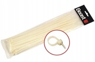KABELNÉ VIAZAČKY KABELNÉ VIAZAČKY Zips KAPKY 7,6x550 BIELE 20 KS
