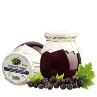 Domáci ríbezľový džem, s nízkym obsahom cukru, celé ovocie BLACK CURRENT 275g