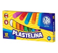 Školská plastelína pre deti, 12 farieb Astra