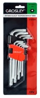 SADA 9 KUSOV DLHÝCH KĽÚČOV TORX LOCK LOCK