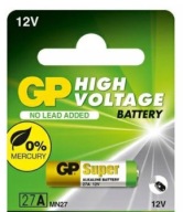 Alkalická batéria GP SUPER 27A MN27 12V diaľkové ovládanie 1 ks