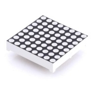 RGB LED Matrix 8x8 červená spoločná katóda 64 LED 32x32mm CC Arduino