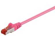 RJ45 Cat.6 S/FTP sieťový kábel Fialový 1 m