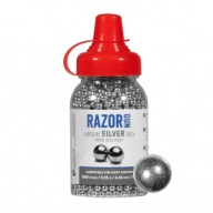 Oceľové guličky 4,5 BB RazorGun Silver 4,46 mm 1500 ks.