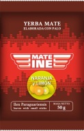 Yerba Mate Mateine ​​​​Naranja y Limon 50 g s 0,05 kg