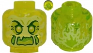 LEGO Hidden Side 28621pb0004 HEAD trans-neon (1g)