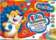 Technický blok A4 farebný 10 listov 160g BAMBINO