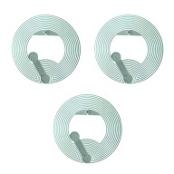 NFC nálepka NTAG213 - 25 mm - 140 bajtov 13,56 MHz