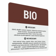 Nálepka na košík - Bio 10x10