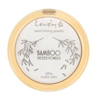 Lovely Bamboo Lisovaný transparentný zmatňujúci lisovaný púder na tvár 10g
