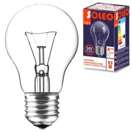 VYSOKÁ TEPLOTA nízkonapäťová žiarovka SOLEO 60W A55 E27 24V 1000lm
