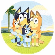 BLUEY BINGO NARODENINOVÉ PAPIEROVÉ TANIERKY 8 ks