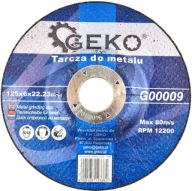 GEKO BRÚSNE KOTÚČE KOVOVÉ 125x6,0