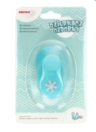 DEKORATÍVNY DIEROVAČ NA SNEHOVÉ VLOČKY 1,6 cm (d16-65) nálev