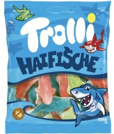 Z NEMECKA Trolli Haifische Jelly fazuľa 150 g