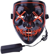 LED MASKA SVIETIACA LED HALLOWEEN PURGE PARTY