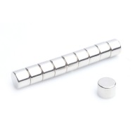 Neodymový valcový magnet MW 8x6 mm N38 10 ks.