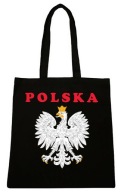 Bavlnená taška s vlasteneckou vlajkou Poľský znak