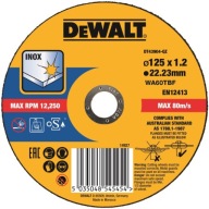 DeWALT INOX rezací kotúč na kov 125x1,2x22mm