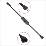 MIKRO USB PRÚDOVÝ SPÍNAČ Malina