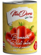 TALIANSKE Pelati Paradajky bez šupky ITAL DORA 400 g