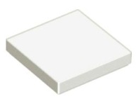 LEGO SMOOTH 2X2 BIELE Č. 3068B PRE 1 KS