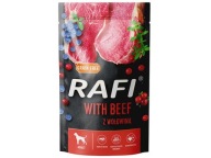 Rafi Mokré krmivo pre psov s hovädzím mäsom 500g