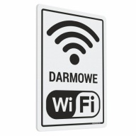 Nálepka: Bezplatné Wi-Fi 10x15