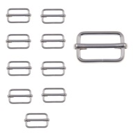KOVOVÝ REGULÁTOR 25 mm STRIEBORNÝ (10 ks)