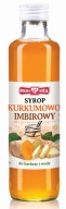 Kurkuma a zázvorový sirup Polska Róża 250 ml