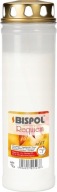 Plastová sviečka s vrchnákom, biela, 168h, 25cm