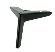 Diamantová nábytková noha 13 cm, moderná, čierna