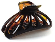Sponka do vlasov Donegal Amber v tvare motýľa, odolná, dĺžka 9,5 cm