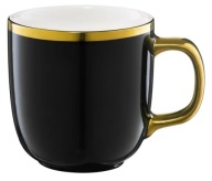 HRNČEK SO ZLATOU RÚČKOU 330ML ROYAL BLACK AMBITION