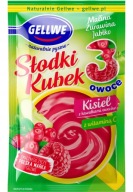 GELLWE hrnček SWEET JEZE 3 OVOCIE 30G MALINA-BRUSNICA-JABLKO