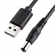 USB napájací kábel - DC zástrčka 5,5/2,5 mm 4A Unitek