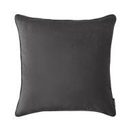 Dekoratívna obliečka na vankúš 45x45 zamat Lush tmavošedá