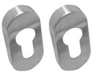 Úzka oválna ceduľka 31mm INOX, nerez