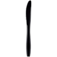 plastový jednorázový NOŽE ČIERNY nôž 19cm x10
