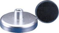 Plochý magnet so závitovým puzdrom formátu 40x18mm
