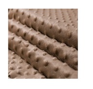 Fleece, materiál MINKY 48 - ľahká káva