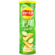 Lay's Cocumber Crisps s príchuťou uhorky v importnej tube 90g
