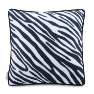 Vankúš 45x45 zvierací vzor Čierna zebra