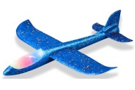 STYROPENOVÝ LIETADOVÝ KLUZÁK 47 CM SO SVIETIACI LED