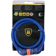 DUNLOP Bicycle Lock Lanko na motorovú kolobežku 65 cm kombinácia