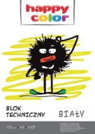 Biely technický blok A3/170g Happy Color 10 listov.