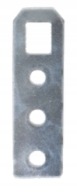 Závesný držiak na nábytok vešiak spojka háčik nábytkový háčik 15x50 mm / 5 ks