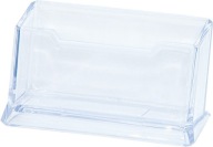 Transparentný organizér, stojan na vizitky