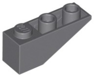 LEGO 4287 DRÁŽKOVÉ STRIEŠKY 3x1 tmavosivá NOVINKA (1g)