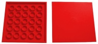 LEGO TILE 10202 TILE 6x6 červená NOVINKA (5g)